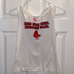 red sox cut tee